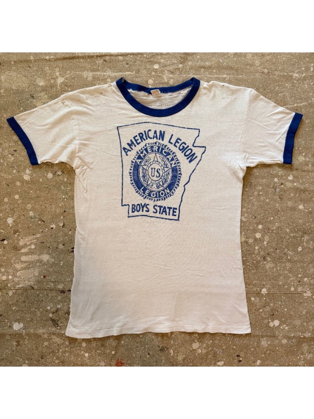 50’s Russell Southern Arkansas American Legion Boys State Wringer T-Shirt